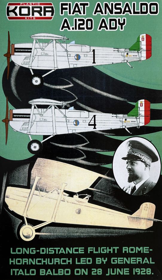 1/72 Fiat Ansaldo A.120 ADY (I.Balbo Long Flight)