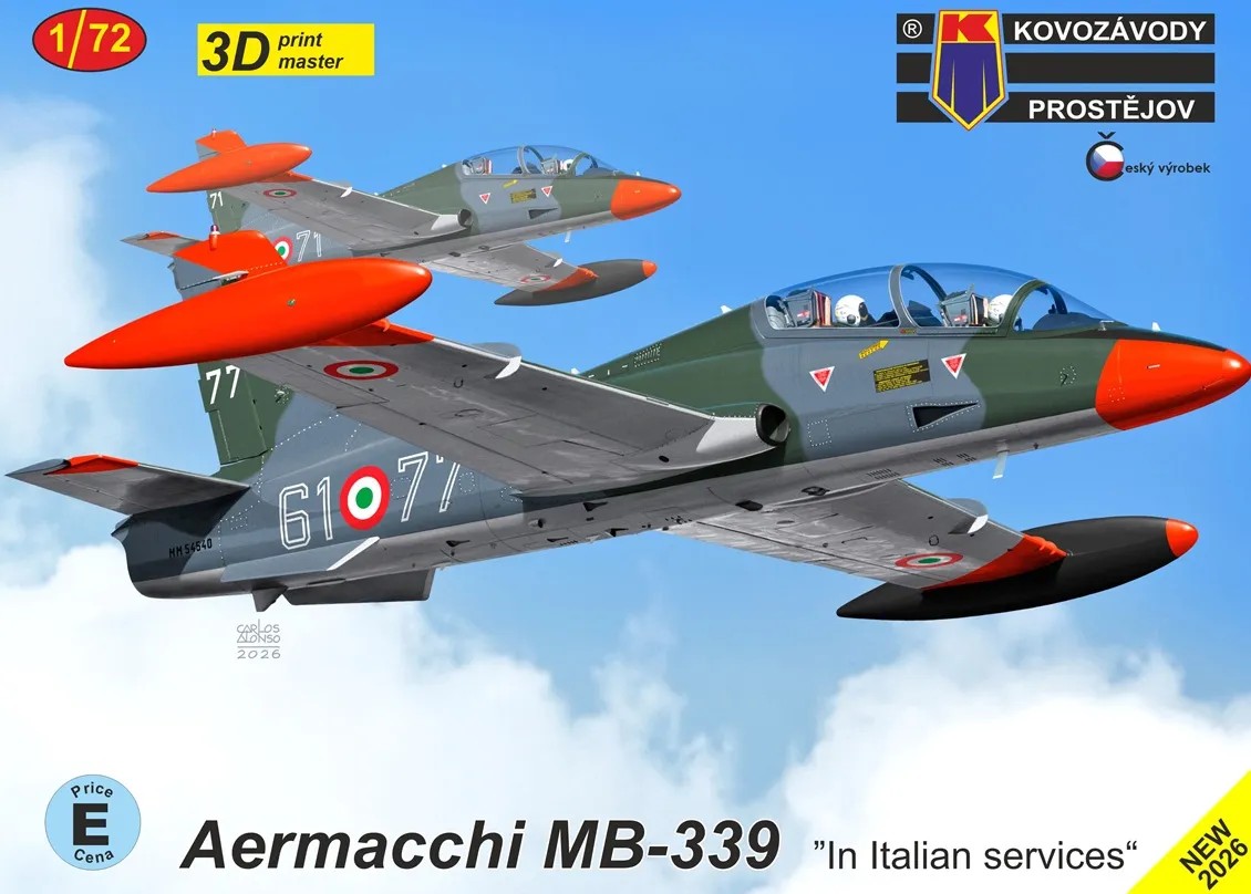 1/72 Aermacchi MB-339 Italian services (3x camo)