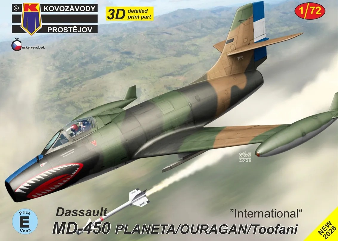 1/72 MD-450 Ouragan/Toofani Internation. (3x camo)