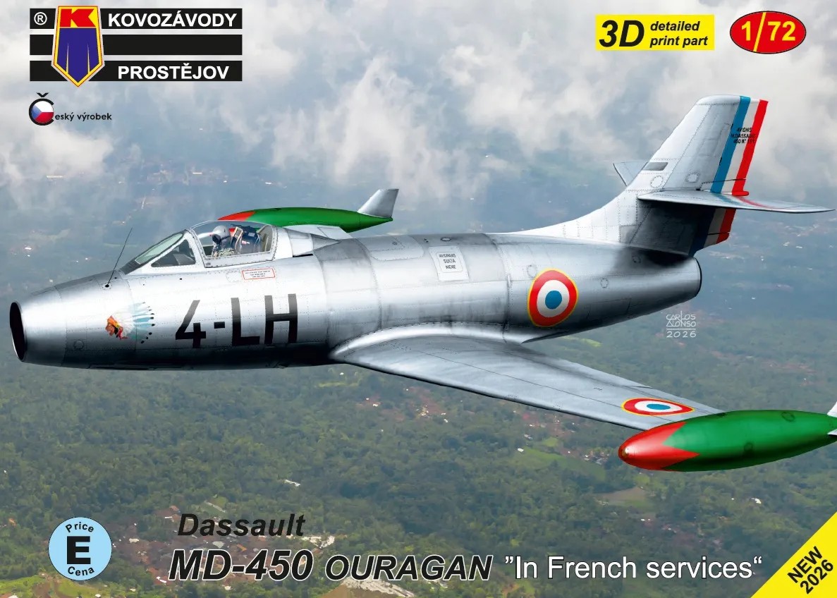 1/72 MD-450 Ouragan/Toofani French serv. (3x camo)