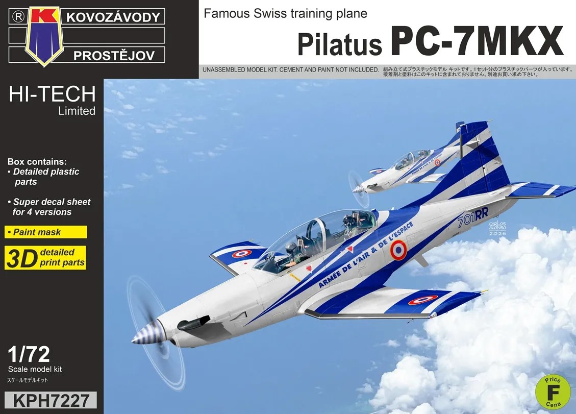 1/72 Pilatus PC-7MKX (4x camo) HI-TECH