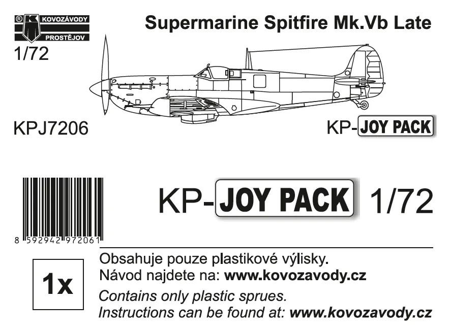 1/72 Spitfiee Mk.Vb late (KP-JOYPACK)