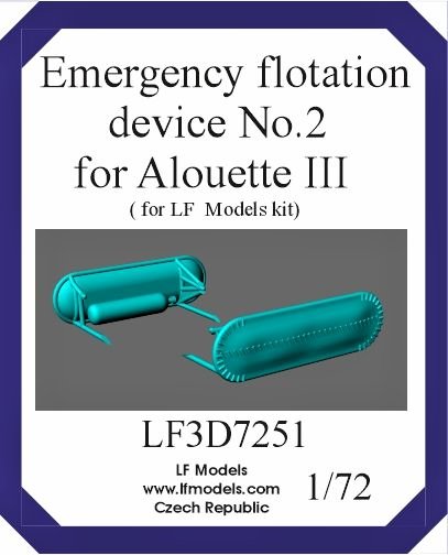 1/72 Alouette III Emerg.flotation device No.2 (LF)