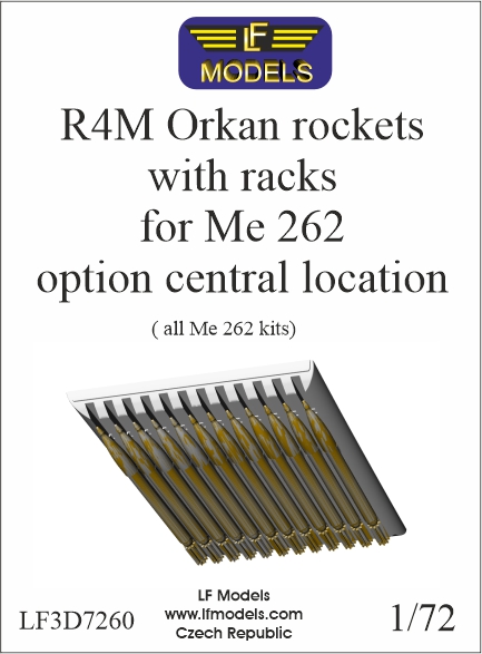 1/72 R4M Orkan rockets w/ racks - central location