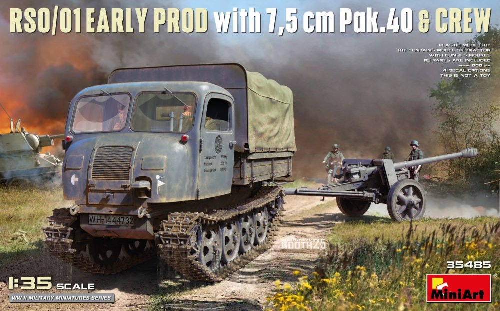 1/35 RSO/01 Early Prod. with 7,5 cm Pak.40 & Crew