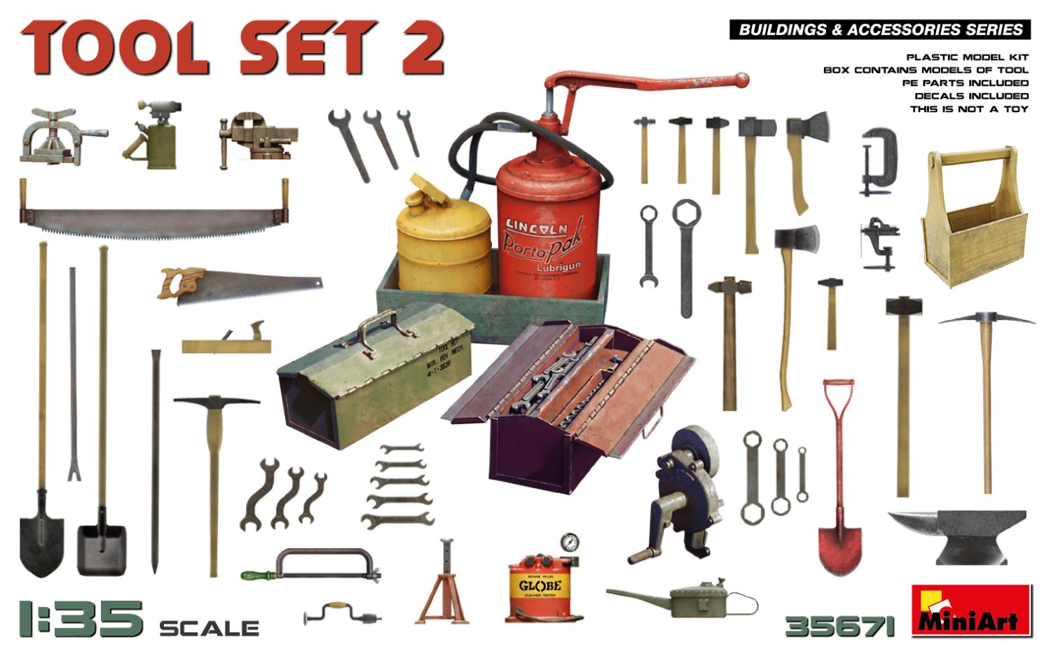 1/35 Tool Set No.2 (incl. PE & decals)
