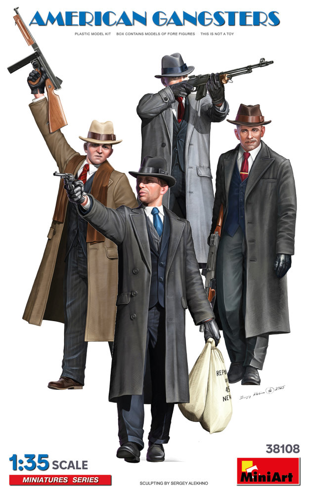 1/35 American Gangsters (4 fig.)