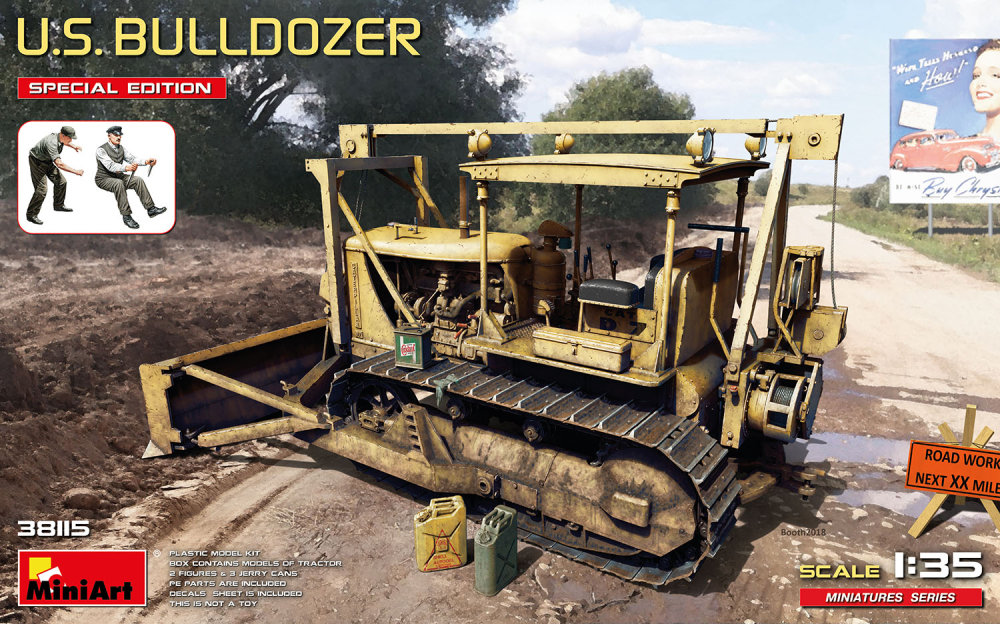 1/35 U.S. Bulldozer w/ crew (Special Edition)