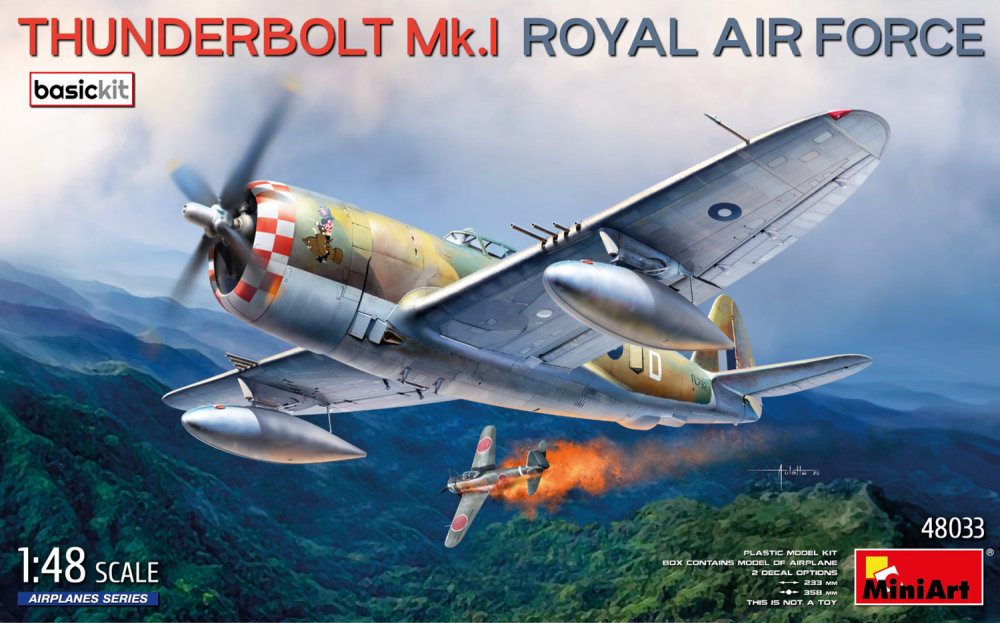 1/48 Thunderbolt Mk.I Royal Air Force (BASIC KIT)