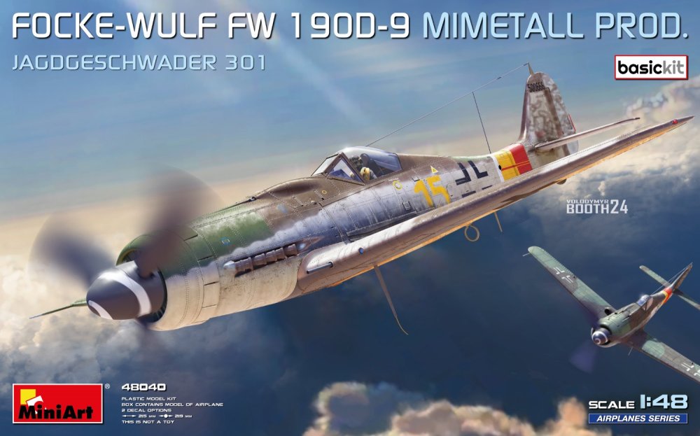 1/48 Fw 190D-9 Mimetall Prod. Jagd.301 (BASIC KIT)