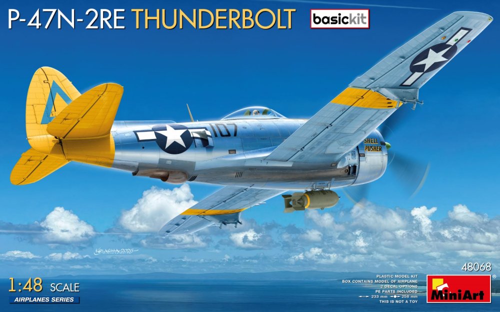 1/48 P-47N-2RE Thunderbolt (BASIC KIT)