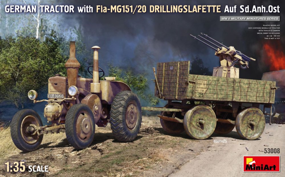 1/35 German Tractor w/ Fla-MG151/20 DRILLINGSLAF.