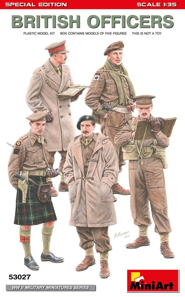 1/35 British Officers, Special Edition (5 fig.)