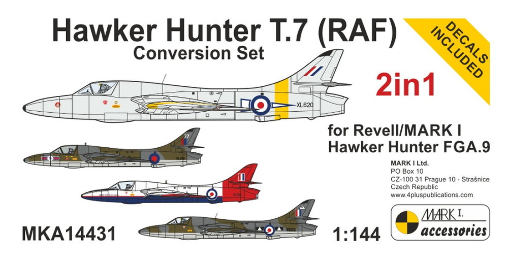 1/144 Hunter T.7 (RAF) Conversion set (REV/MARK 1)