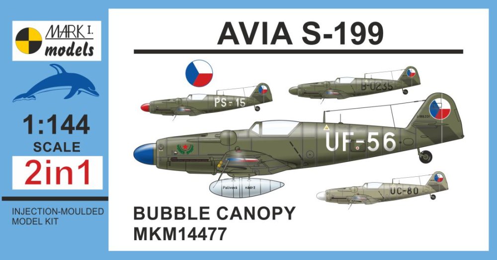 1/144 Avia S-199 Bubble Canopy (2-in-1)