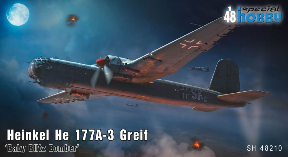 1/48 He 177A-3 Greif 'Baby Blitz Bomber' (3x camo)