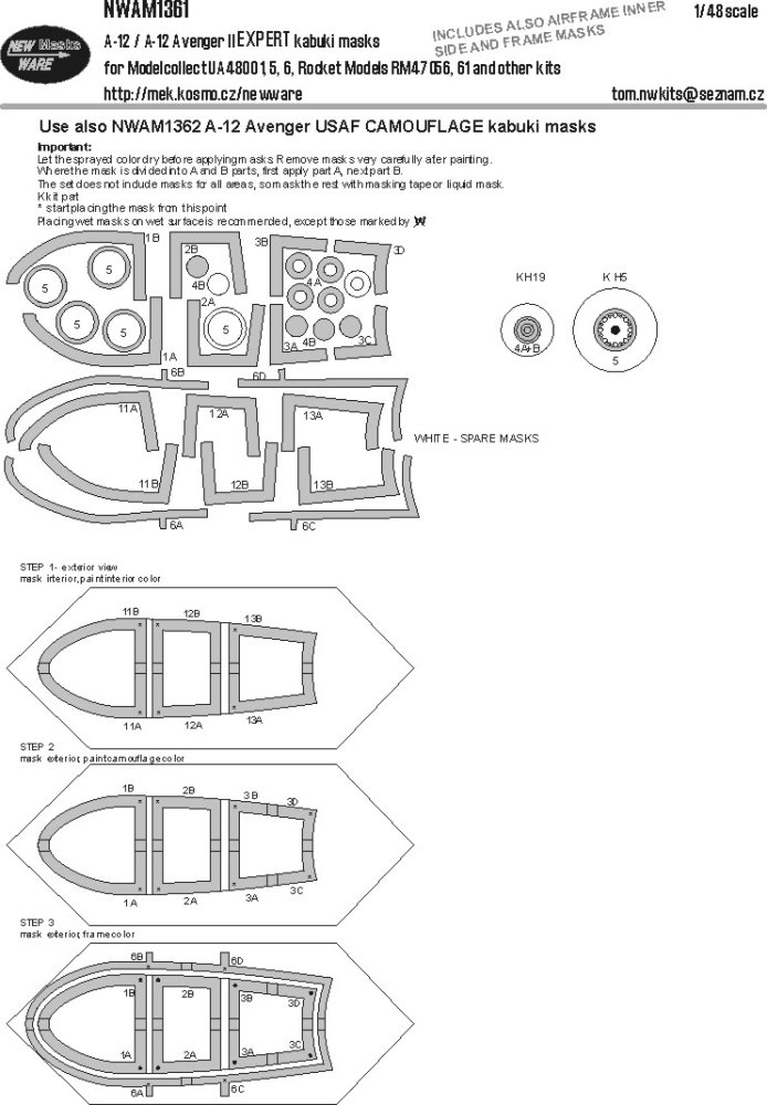 1/48 Mask A-12 Avenger II EXPERT (MODELC.)