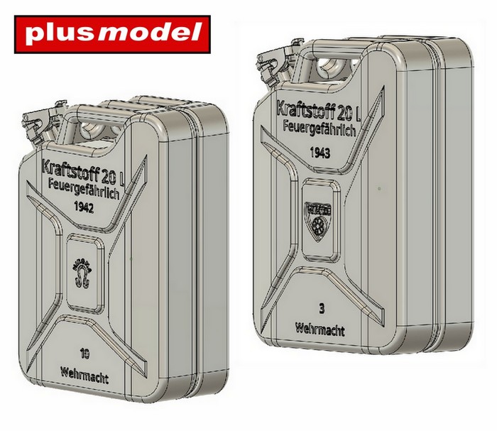 1/35 German canisters - late Mirona (12 pcs.)