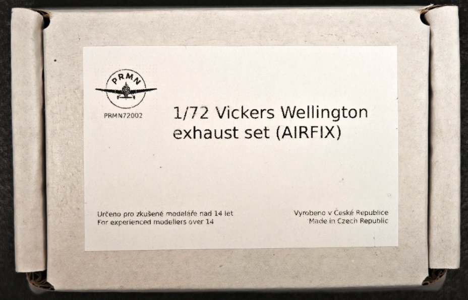 1/72 Vickers Wellington exhaust set (AIRFIX)