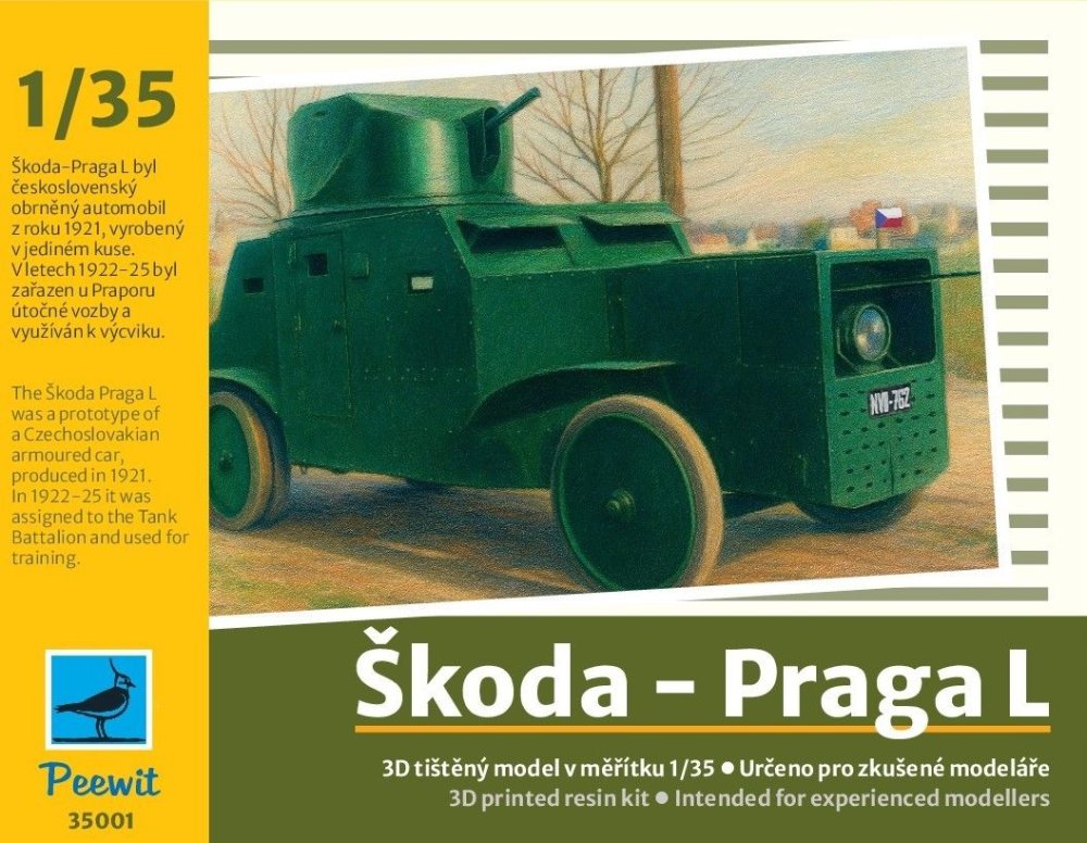 1/35 Škoda - Praga L (3D printed resin kit)