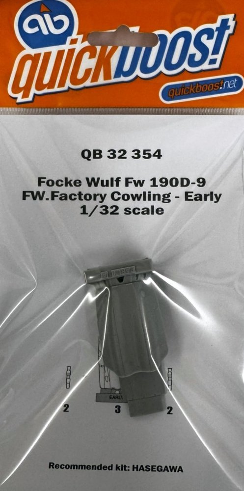 1/32 Fw 190D-9 FW.Factory cowling - early (HAS)