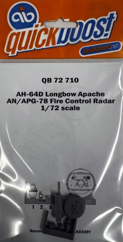 1/72 AH-64D Longbow AN/APG-78 fire control radar