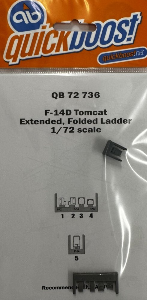 1/72 F-14D Tomcat extended, folded ladder (TAM)