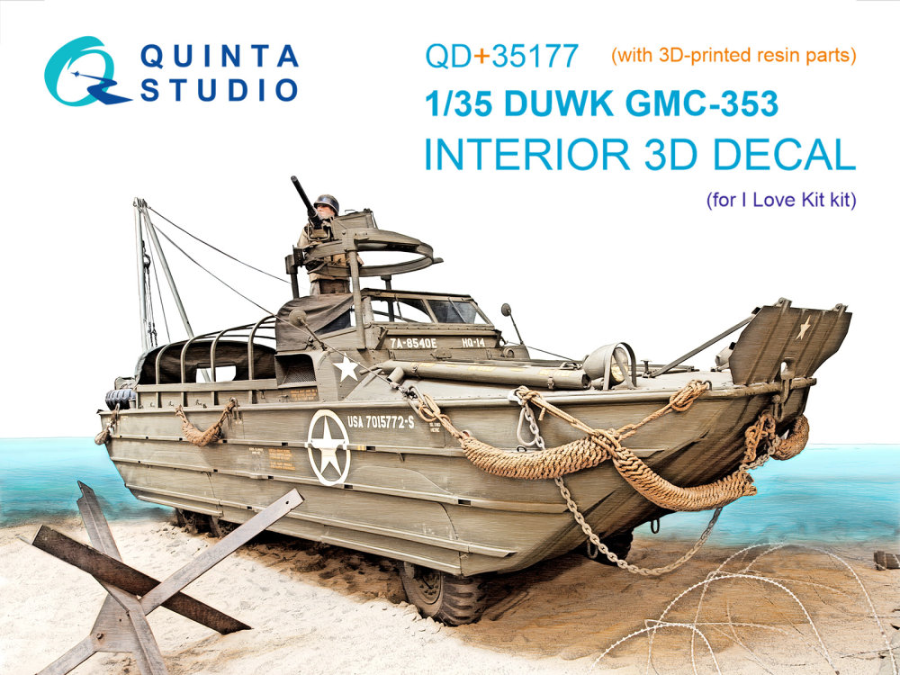 1/35 GMC DUKW-353 3D-Print&col.Int.(I LOVE)