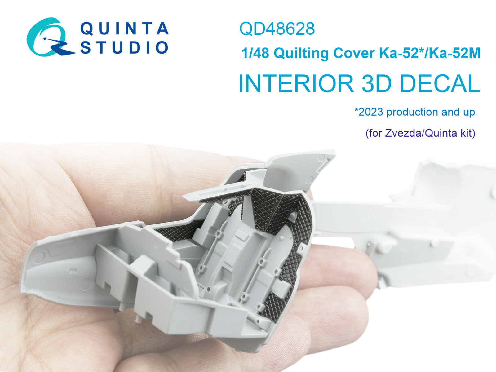 1/48 Quilting cover Ka-52/52M cockpit (ZVE/QNT)