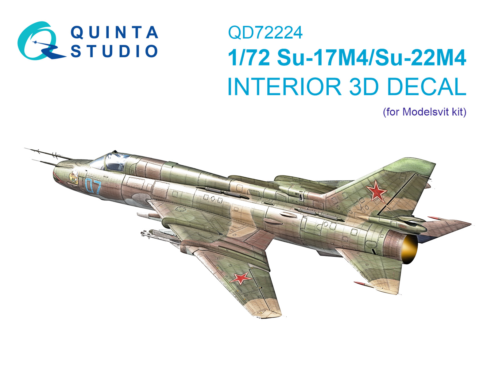 1/72 Su-17M4/Su-22M4 3D-Print&col.Interior (MSVIT)