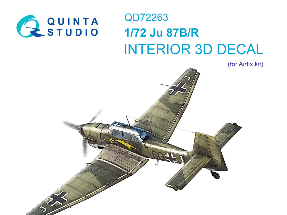 1/72 Ju 87B/Ju 87R 3D-Print&col.Interior (AIRF)