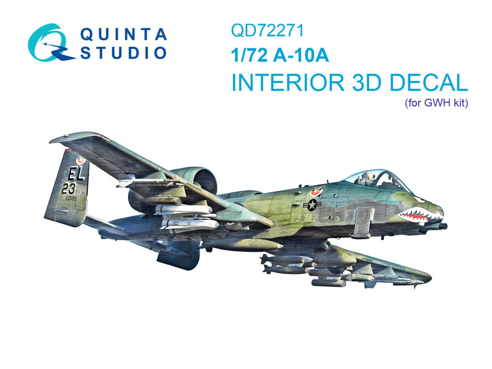 1/72 A-10A Thunderbolt II 3D-Print&col.Int.(GWH)