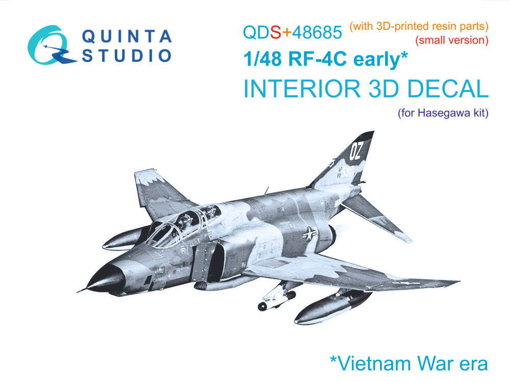 1/48 RF-4C Phantom II early 3D&col.Int.(HAS) SMALL