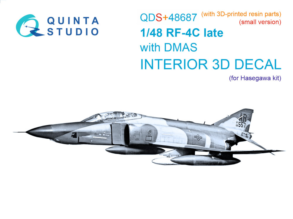 1/48 RF-4C Phantom II late w/ DMAS (HAS) SMALL