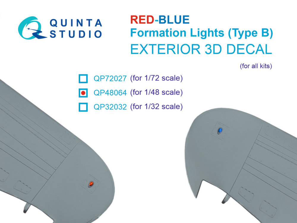 1/48 Red-Blue Formation Lights (Type B)