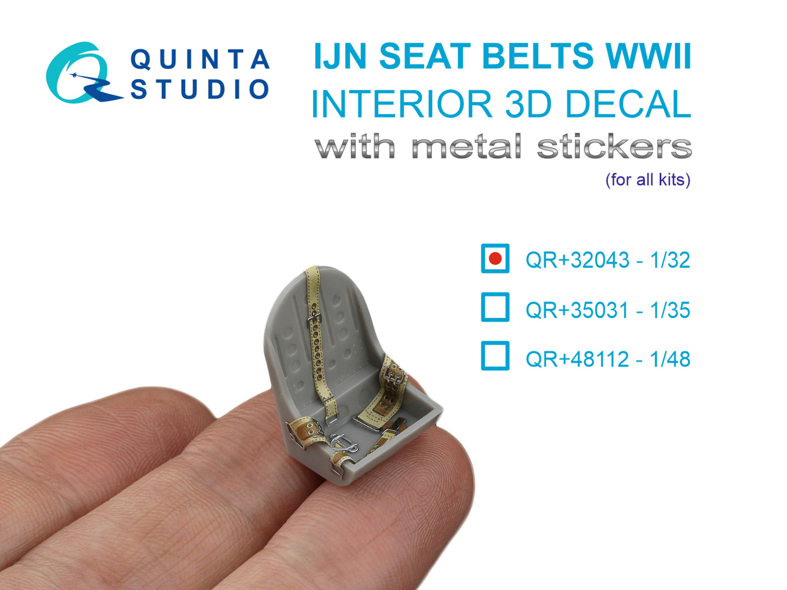 1/32 WWII Imperial Japanese Navy seatbelts 