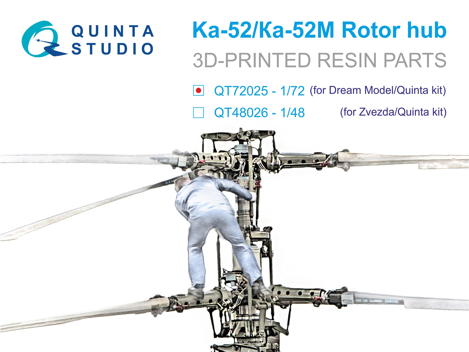 1/72 Ka-52 Rotor Hub  (DREAM M./QNT)