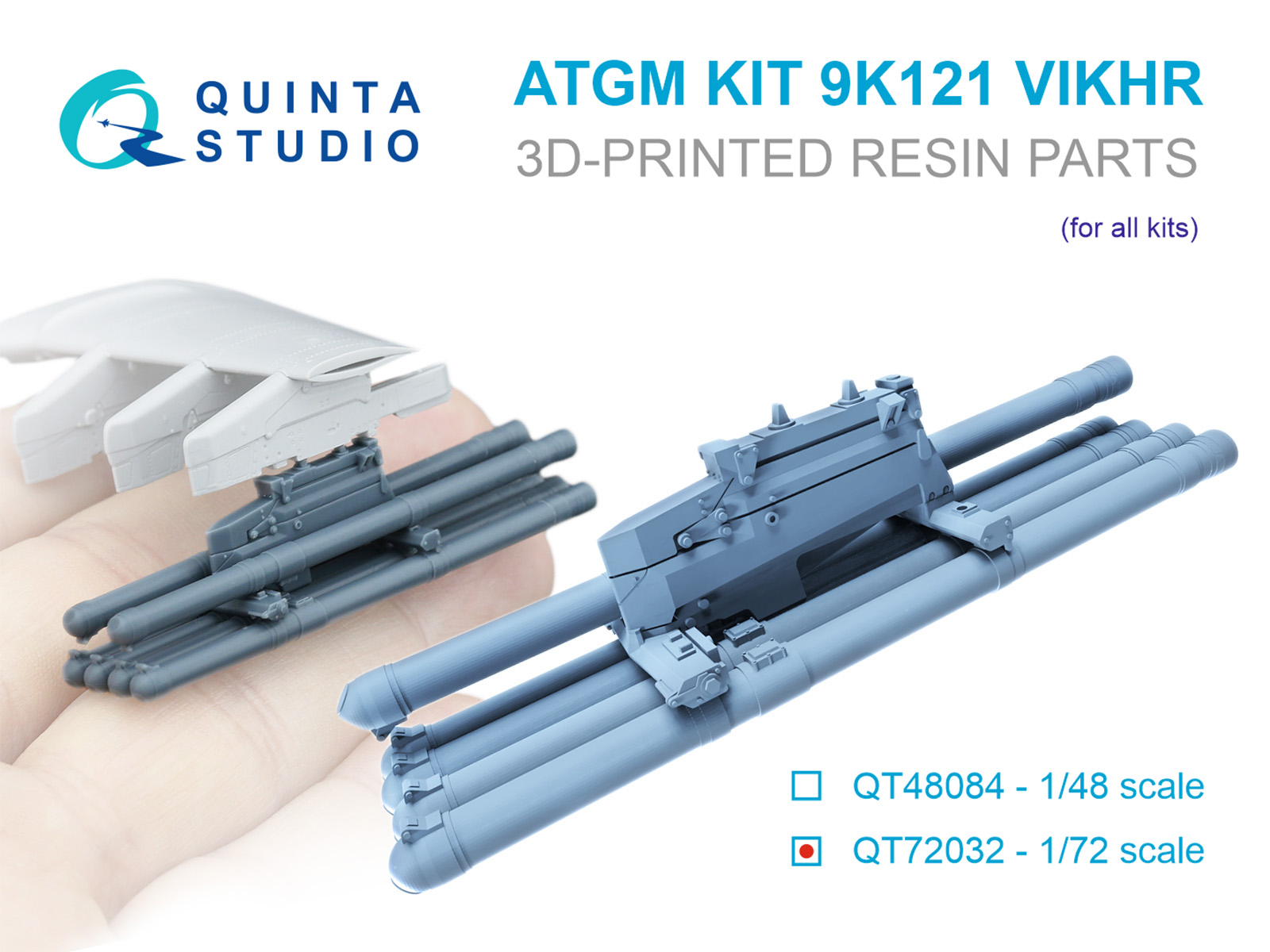 1/72 9K121 Vikhr ATGM, six-pack kit  