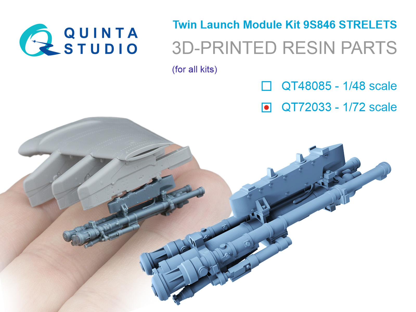 1/72 9S846 Strelets, twin launch module kit 