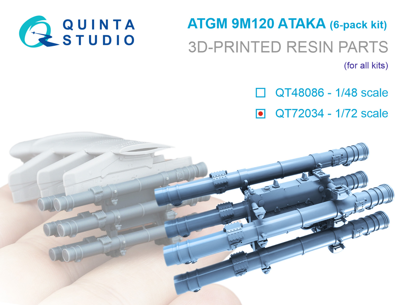 1/72 9M120 Ataka ATGM, six-pack kit (for all kits)
