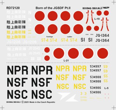 1/72 Decal Born of the JGSDF Part II.
