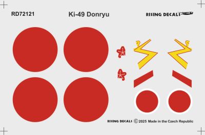 1/72 Decal Ki-49 Donryu (1x camo)