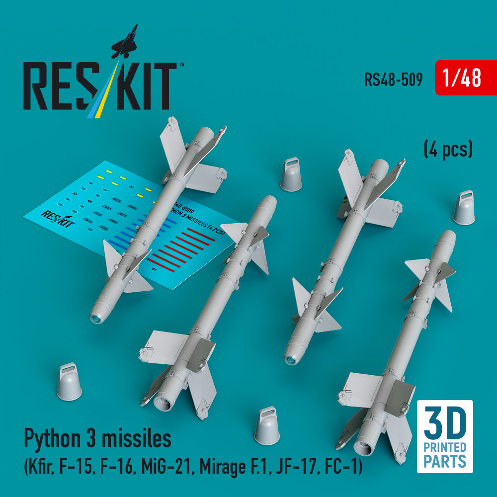 1/48 Python 3 missiles (4 pcs.)