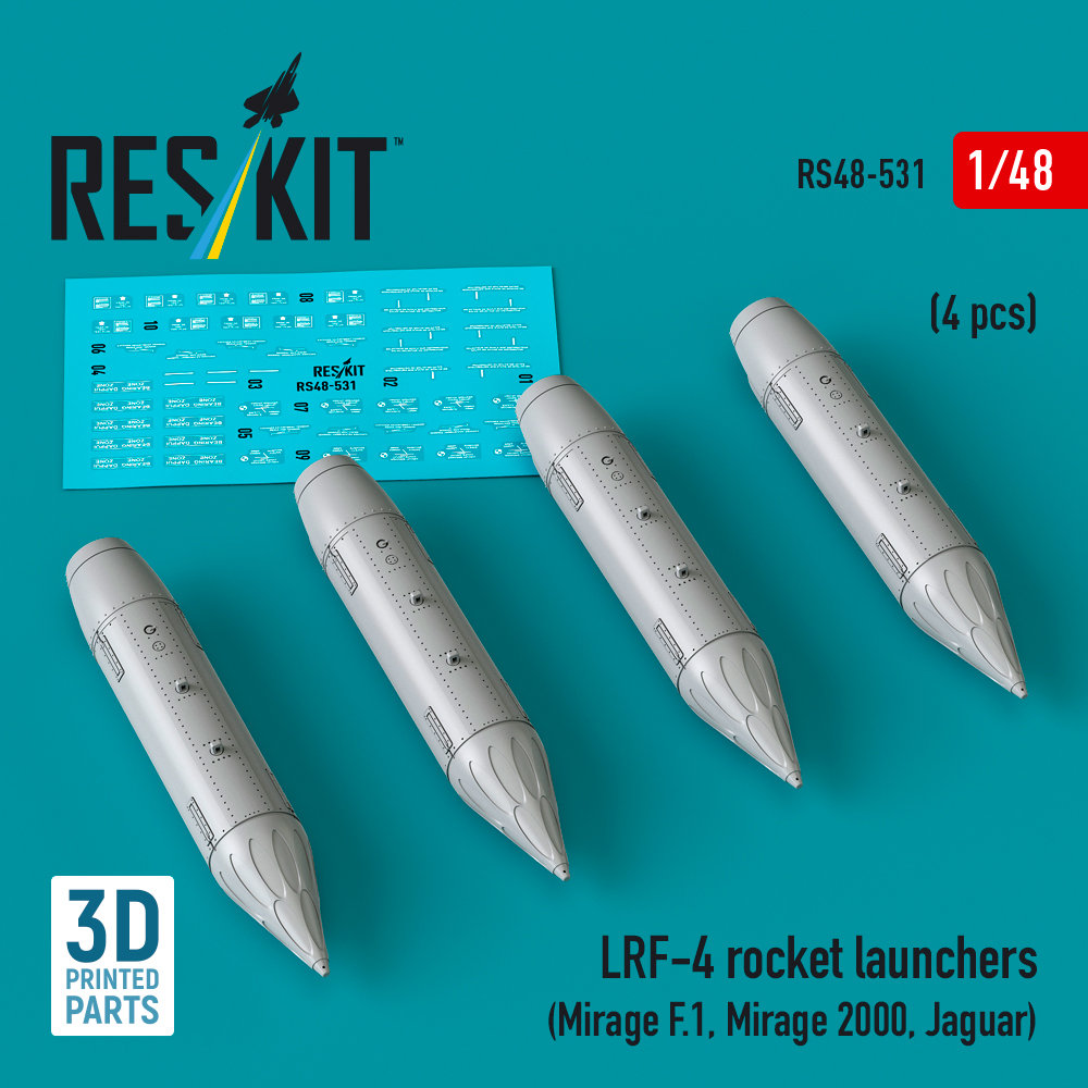 1/48 LRF-4 rocket launchers (4 pcs.)