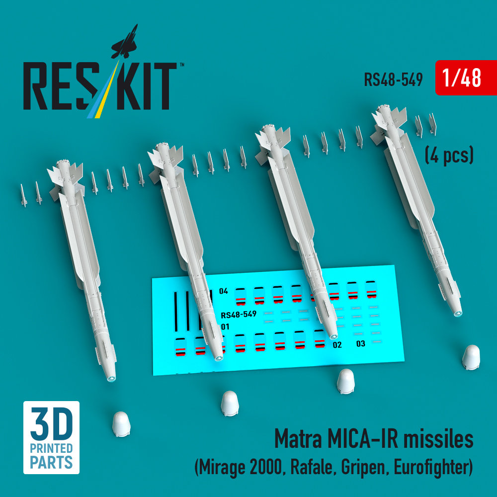 1/48 Matra MICA-IR missiles (4 pcs.)
