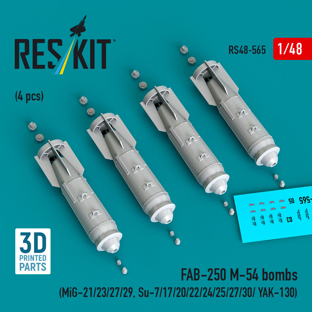 1/48 FAB-250-M54 bombs (4 pcs.)