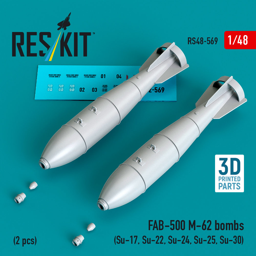 1/48 FAB-500-M-62 bombs (2 pcs.) 