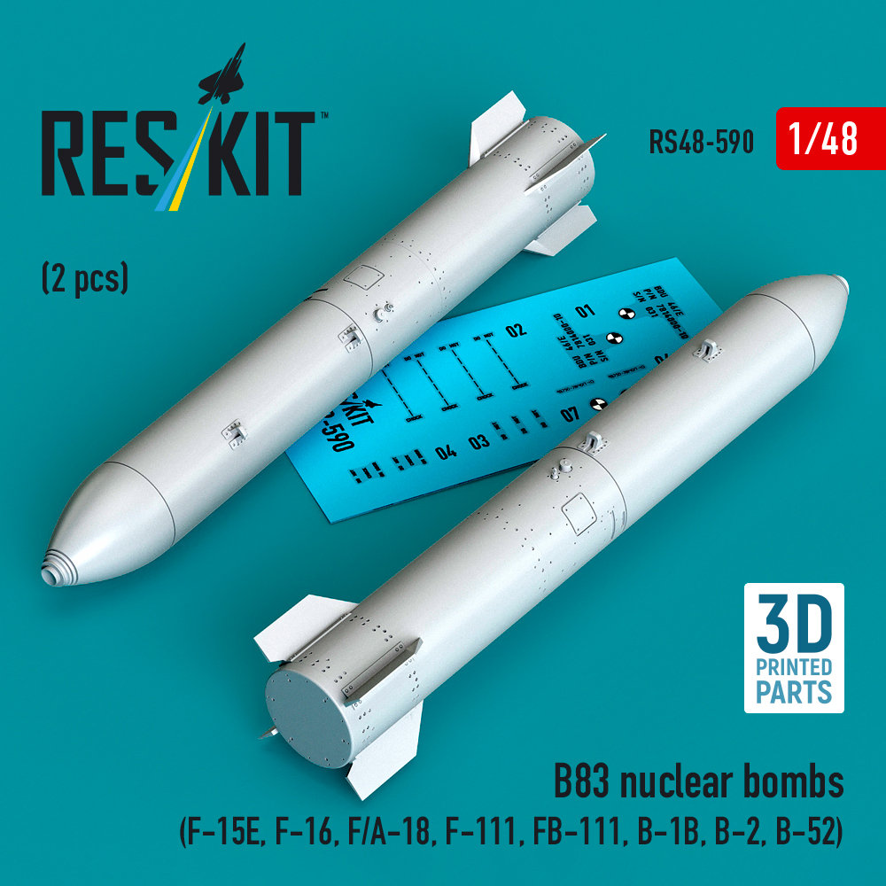 1/48 B83 nuclear bombs (2 pcs.) 