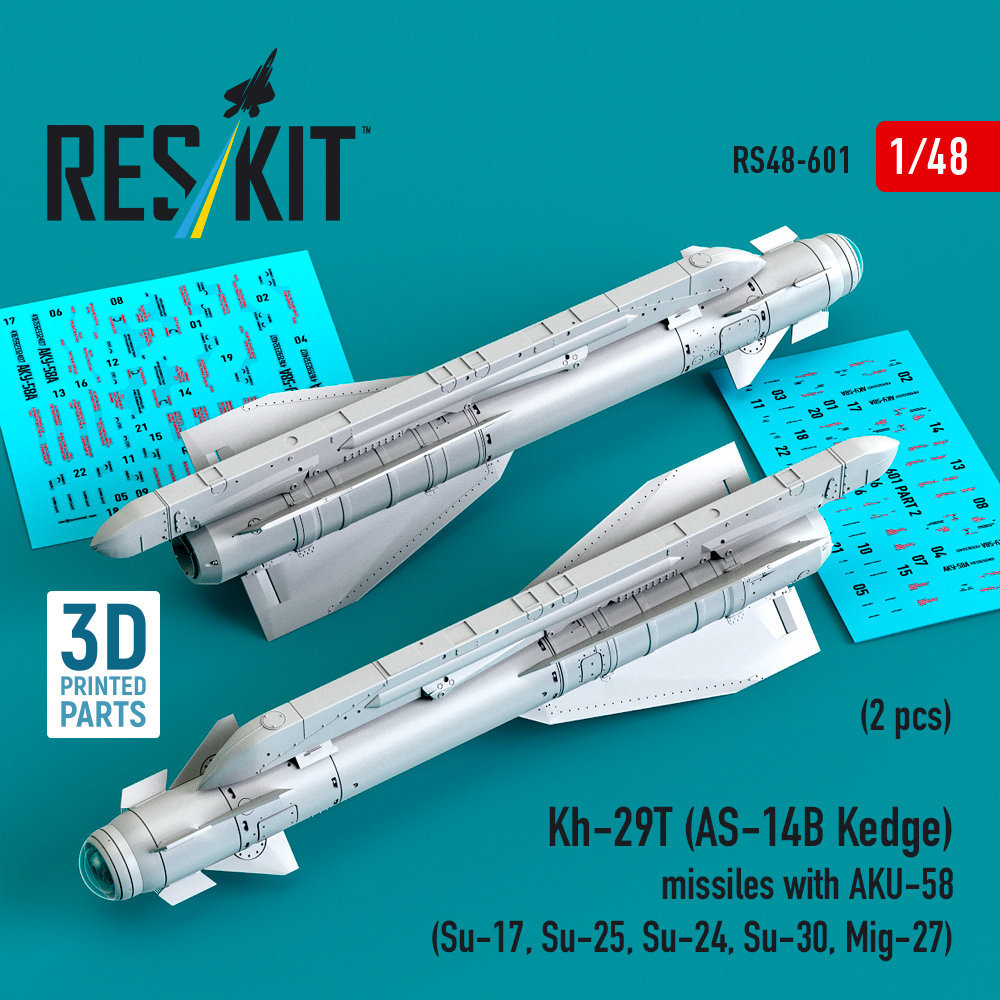 1/48 Kh-29T (AS-14B Kedge) missiles w/ AKU-58 (2x)