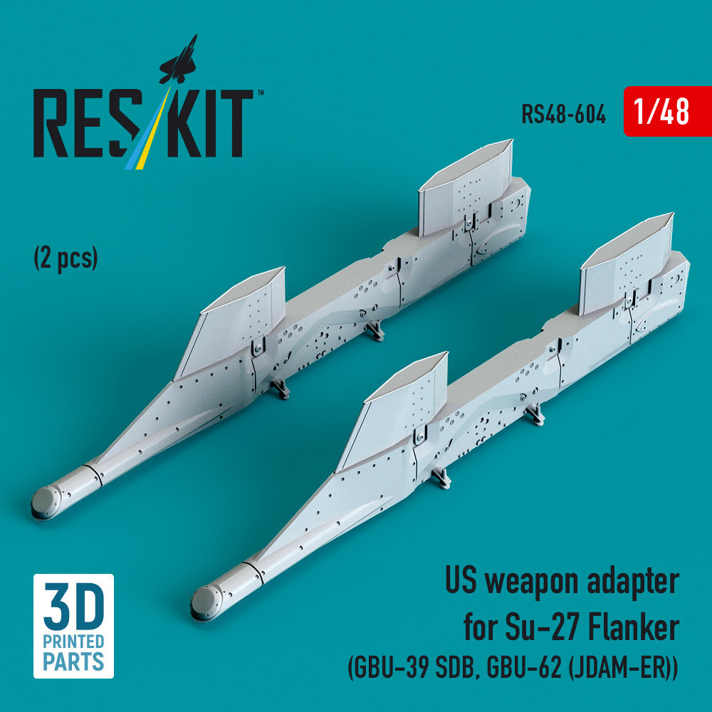 1/48 US weapon adapter for Su-27 Flanker (2 pcs.)